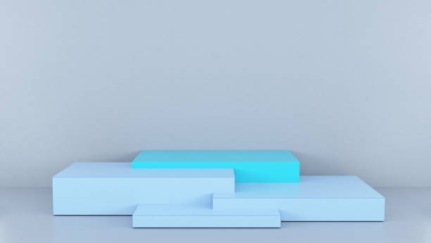 istock 3D Background with Geometric Shapes in Different Sizes 1305230273