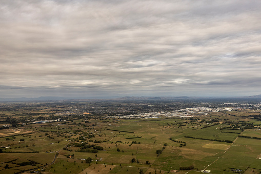 a shot from the west of Te Rapa looking east. Te Rapa is one of Hamilton's industrial zones which is fast sprawling out as the Waikato's city grows.