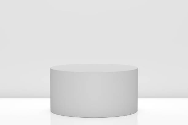 istock 3D White Empty Product Stand. Winner Podium 3D Rendering 1305232628