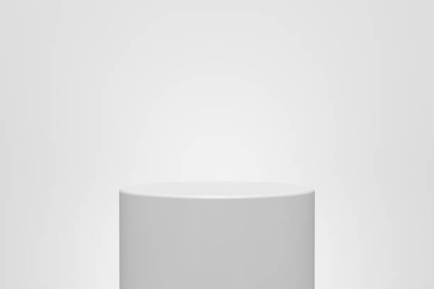 istock 3D White Empty Product Stand. Winner Podium 3D Rendering 1305232705