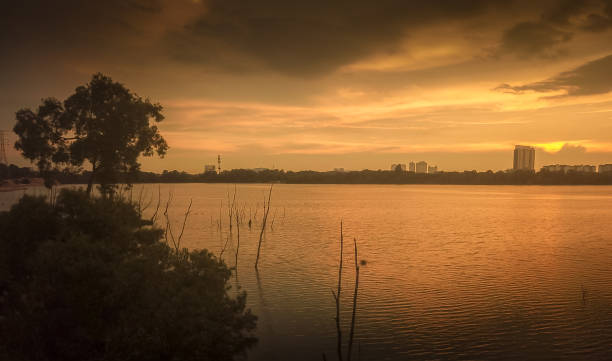 istock Scenic View Of lake-view Against Sky During Sunset 1305237157