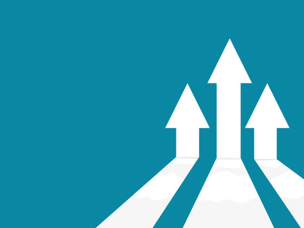 istock business arrow target direction concept to success. Finance growth vector illustration 1305243971