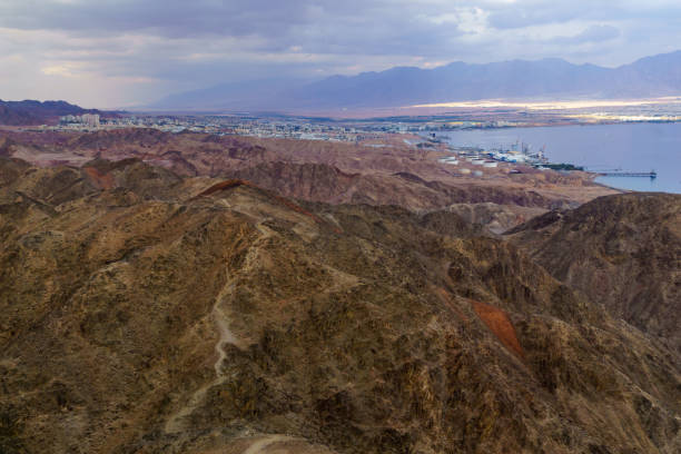 istock Mount Tzfahot, Eilat and the gulf of Aqaba 1305246207