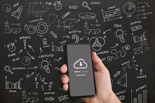 Cloud computing mobile phone file downloading big data