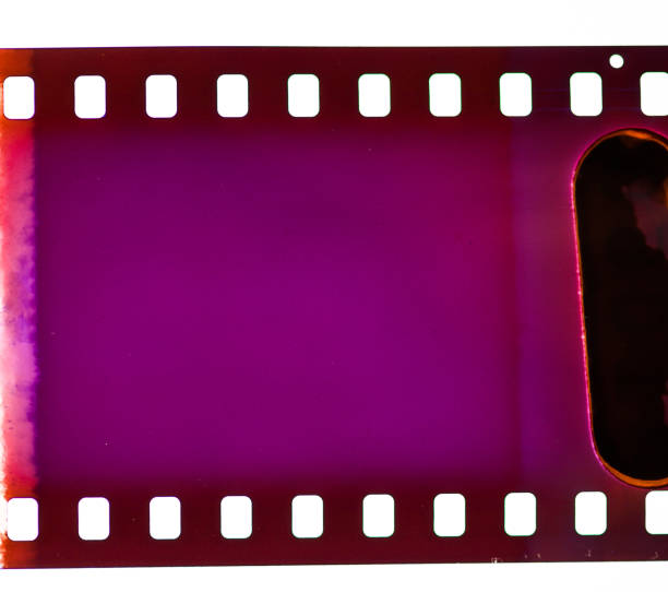 istock Dusty and grungy 35mm film texture or surface 1305254073
