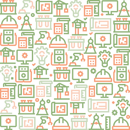 Engineering Graph Pattern Engineering Pattern Stock Illustration - Download Image Now ...