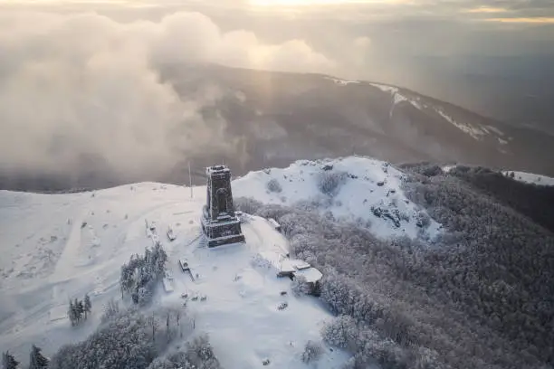 Photo of Panoramic winter view of the Shipka National Monument