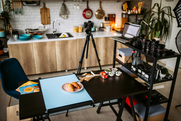 istock Food photography studio 1305284562