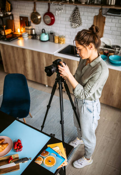 istock Photographing food in kitchen 1305284649