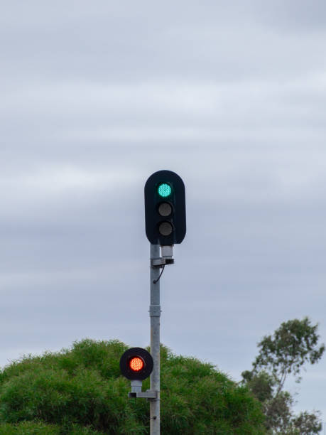 istock Train Station in a Melbourne Suburb Victoria Australia 1305290217