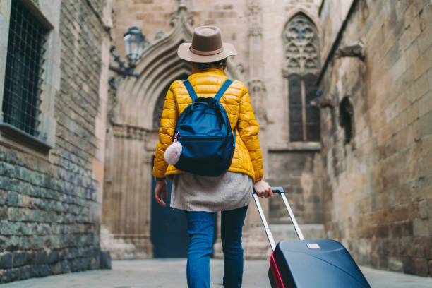 istock Tourist woman exploring Spain 1305290727