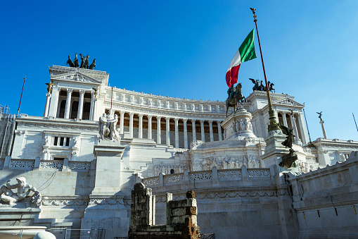 emblematic places for sightseeing in the city of Rome, Italy.