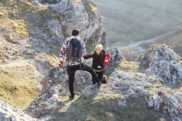 istock Helping hikers stock photo 1305298493