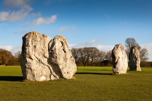 istock Standing stones at Avebury, on a bright Winter's day, Wiltshire, Uk 1305305607