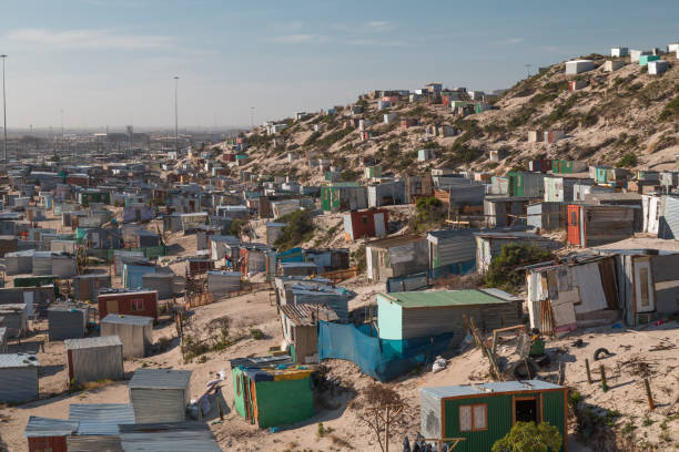 istock Township houses in Cape Town, South Africa 1305309708