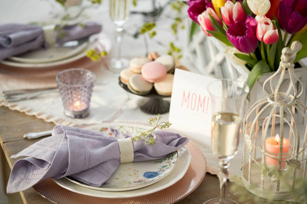 istock Elegant Mother's Day Dining Table 1305312176