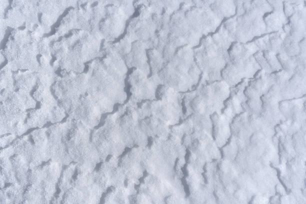 istock Snow surface with light drifts in closeup 1305312916