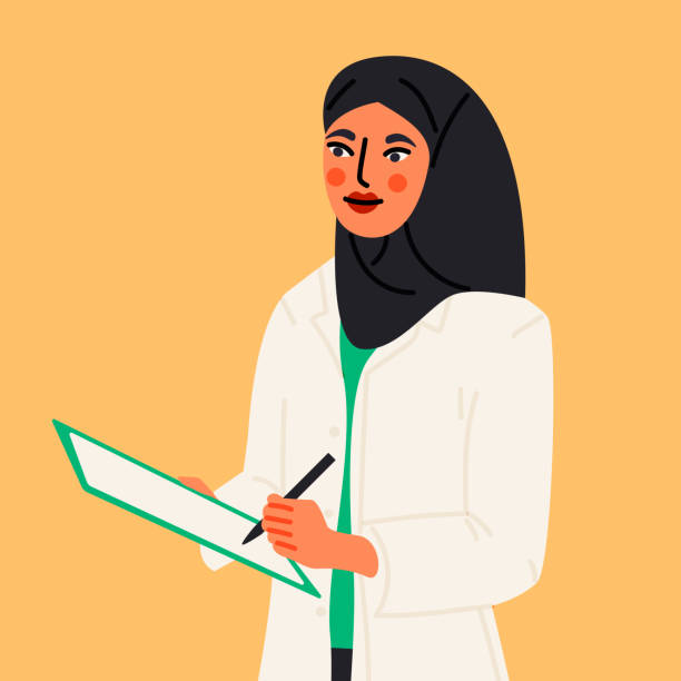 89 Muslim Doctor Portrait Illustrations & Clip Art - iStock