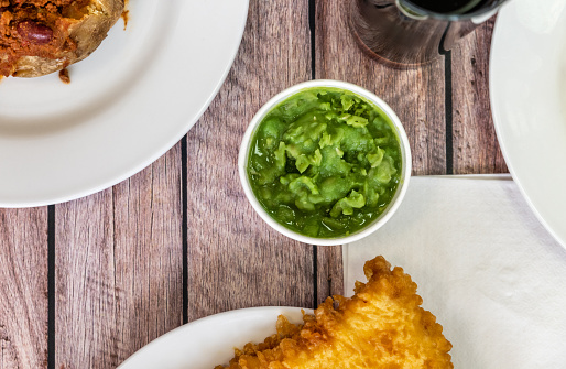 Mushy Peas a side with other food