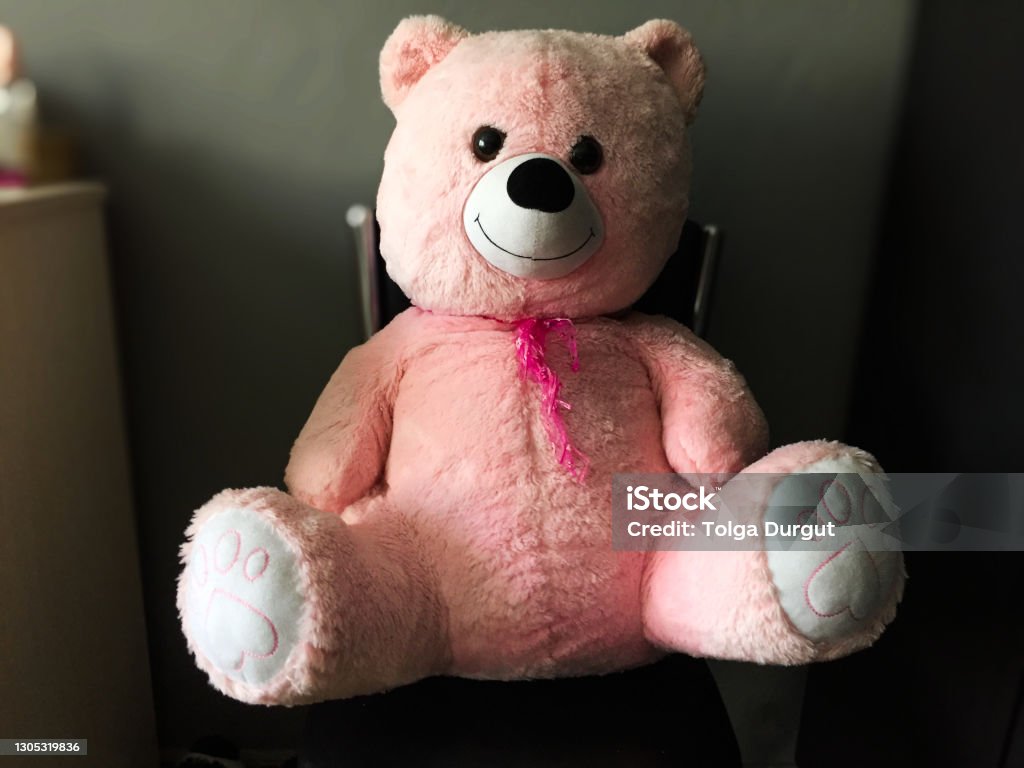 Pink Sweet Teddy Bear Stock Photo - Download Image Now - Teddy ...