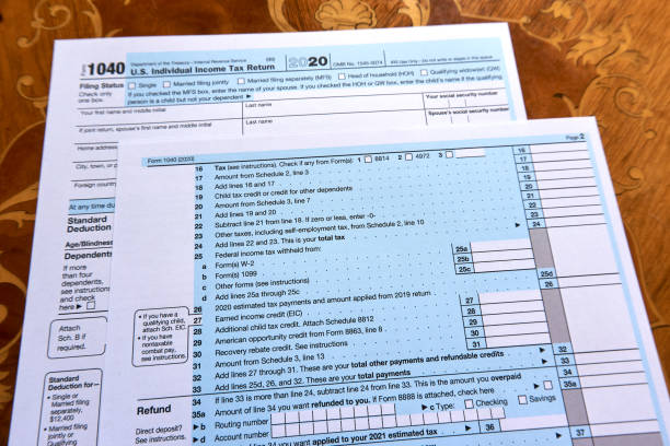 istock US 1040 Tax Form 1305321415