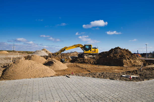 istock new development area, power shovel,digger, construction vehicle 1305322426