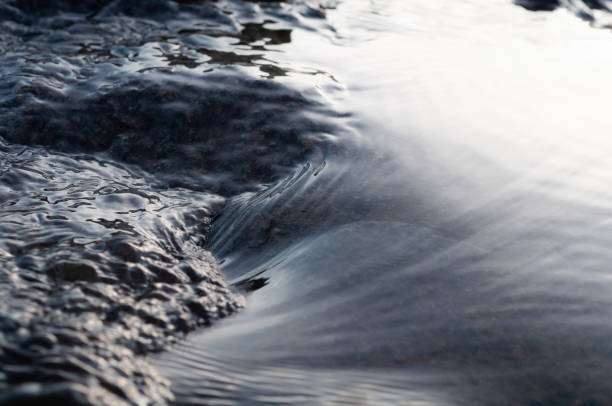istock Blurred water surface close up, beautiful abstract background, reflected sky. Outdoors. 1305324845