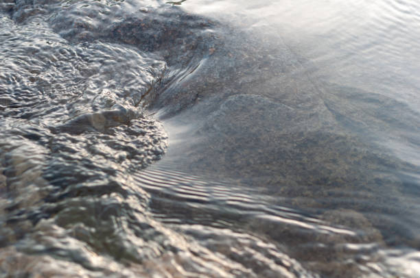 istock Blurred water surface close up, beautiful abstract background, reflected sky. Outdoors. 1305324847