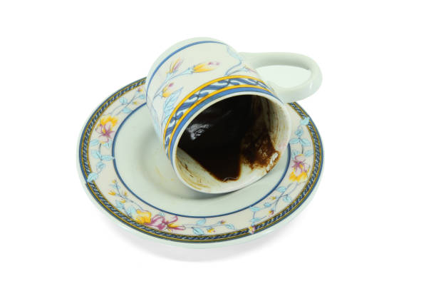 turkis café y café fortuna diciendo - cup dice leisure games nobody fotografías e imágenes de stock