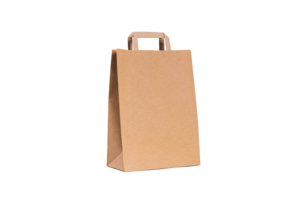 istock Yellow paper bag for shopping 1305328932