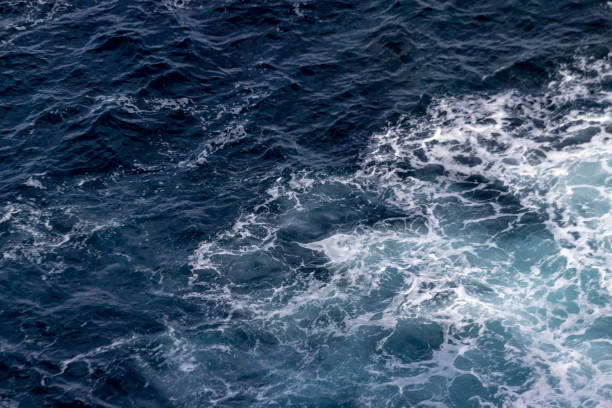 istock Ocean seen from above, close, waves, pattern strong and powerful. 1305332481