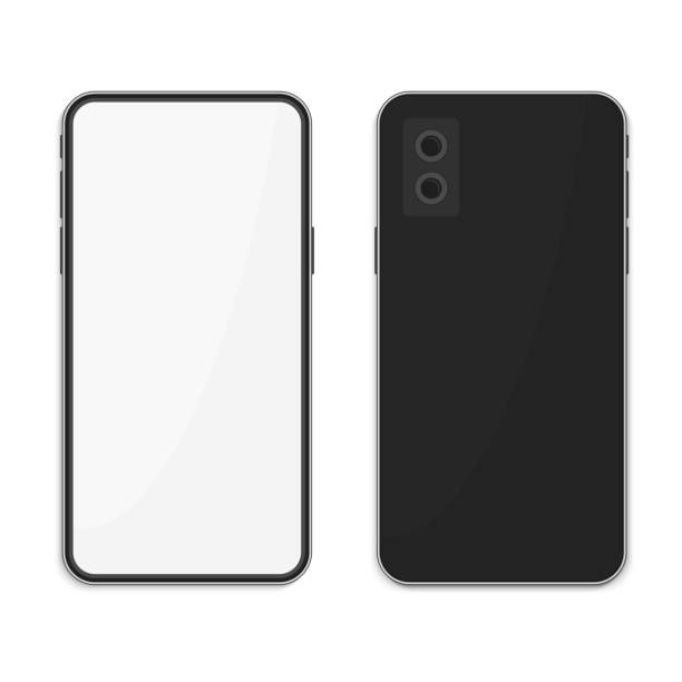 Phone Back View Android 1,300+ Using Smartphone Back View Stock Illustrations, Royalty-Free ...