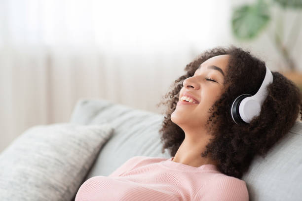 istock Music break at home after cleaning during self-isolation 1305334003