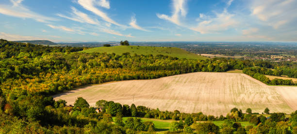 istock Panoramic view from the Coombe Hill, Wendover, England 1305336156