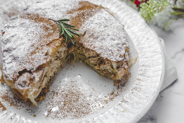istock Homemade traditional moroccan pastilla or chicken bastilla 1305342892