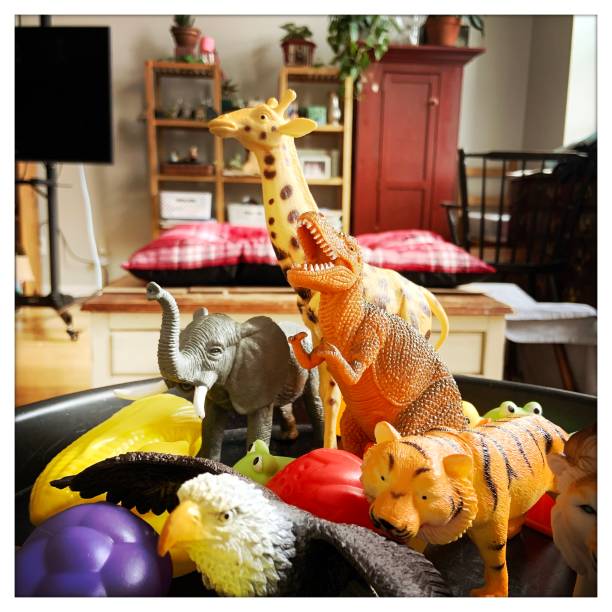 istock Collection of Plastic Toys 1305344838