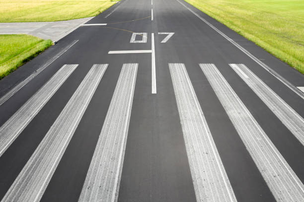 istock Airport Runway, Aerial View 1305345681