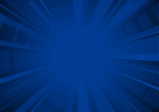 Vector illustration of Blue comic star burst textured background