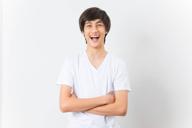 istock Handsome child smile and looking at camera. 1305353634