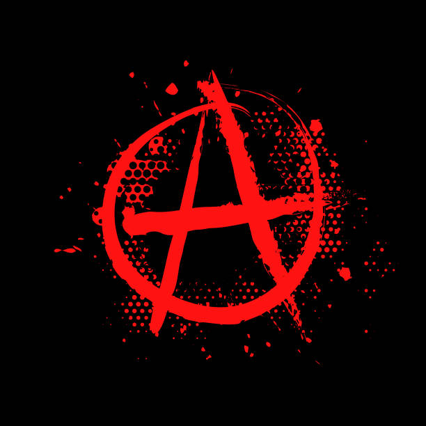 ilustrações, clipart, desenhos animados e ícones de símbolo da anarquia - símbolo da anarquia ilustrações