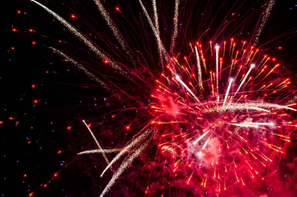 istock festive fireworks in the night black sky 1305353885