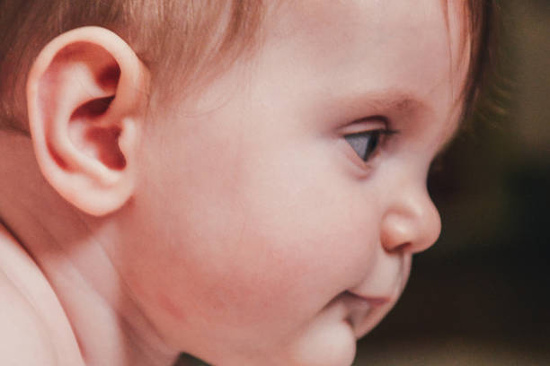 istock Different photos of a cute newborn 1305358206