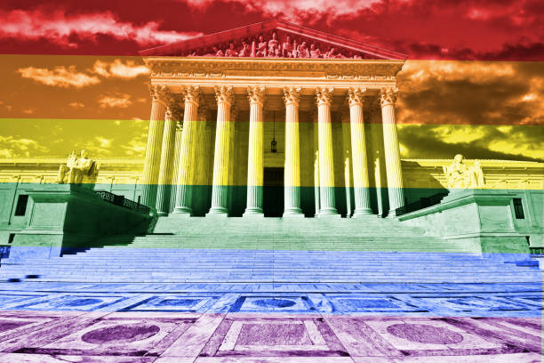 Gay Rights - LGBTQ Rights - U.S. Supreme Court Gay Rights - LGBTQ Rights - Equality Legislation
Washington D.C. - U.S. Supreme Court Building marriage equality stock pictures, royalty-free photos & images