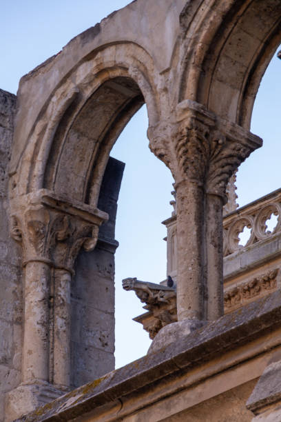 istock Close-up of a gargoyle in a gothic building 1305375539