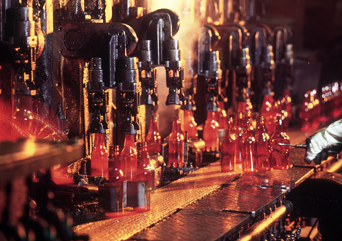 Glass bottle manufacture