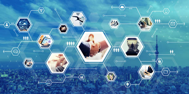 istock Business network concept. Management strategy. Human resources. 1305416058