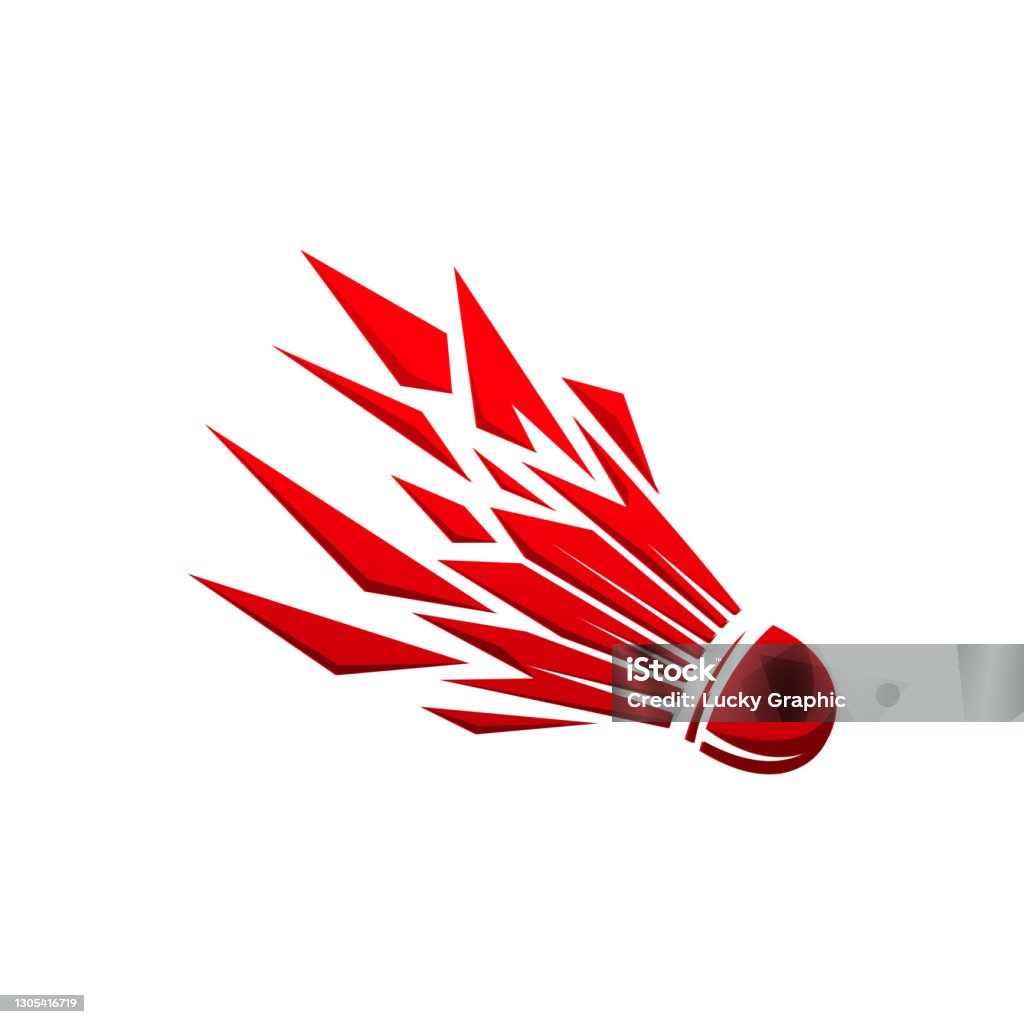 Shuttle Cock Design Fire Fast Shuttlecock Designs Concept Vector Badminton Symbol Stock ...