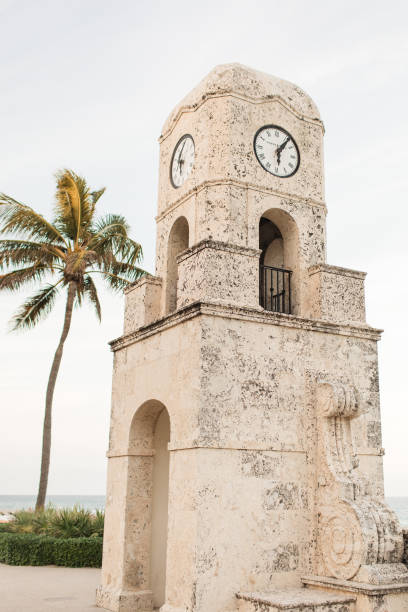 istock Worth Avenue Clock Tower on Palm Beach, Florida 1305423808