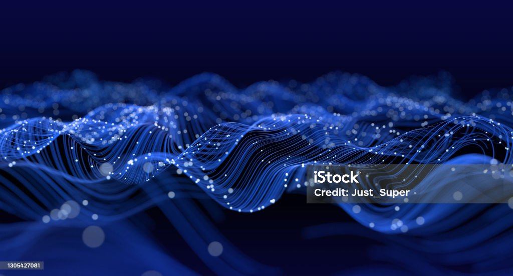 Blue Abstract Backgrounds Advanced, sophisticated blue presentation background Healthcare And Medicine Stock Photo