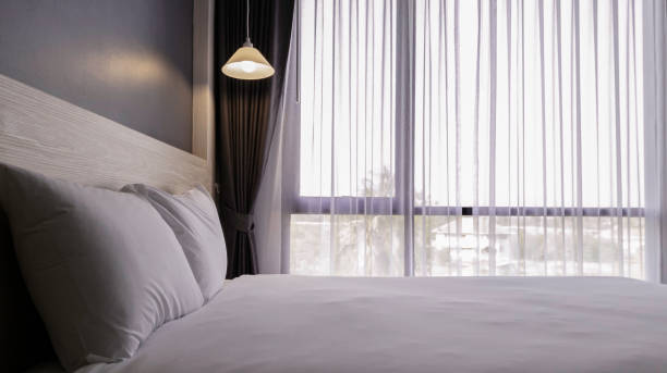 istock Bedroom comfortable interior design in the morning 1305427179